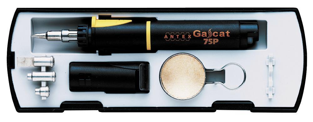 ANTEX Gascat 75P Gas Soldering Iron Kit, 75W, 250-450°C