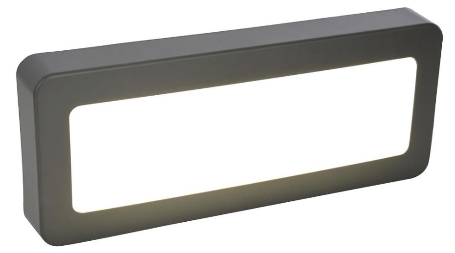 Forum Lighting תאורת קיר חיצונית לד 5W, התקנת שטח, 4000K