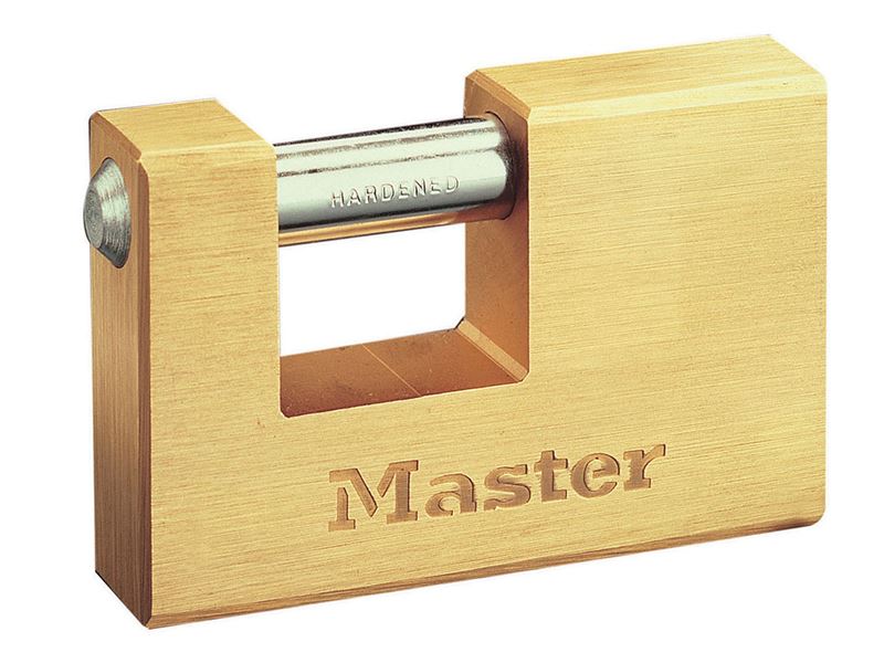 Master Lock Vodotěsná závěsná visací zámek, 76 mm, mosaz, 5členný válec
