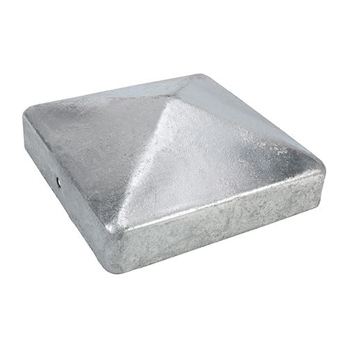 Timco Zinc Fence Post Cap, 100mm x 100mm
