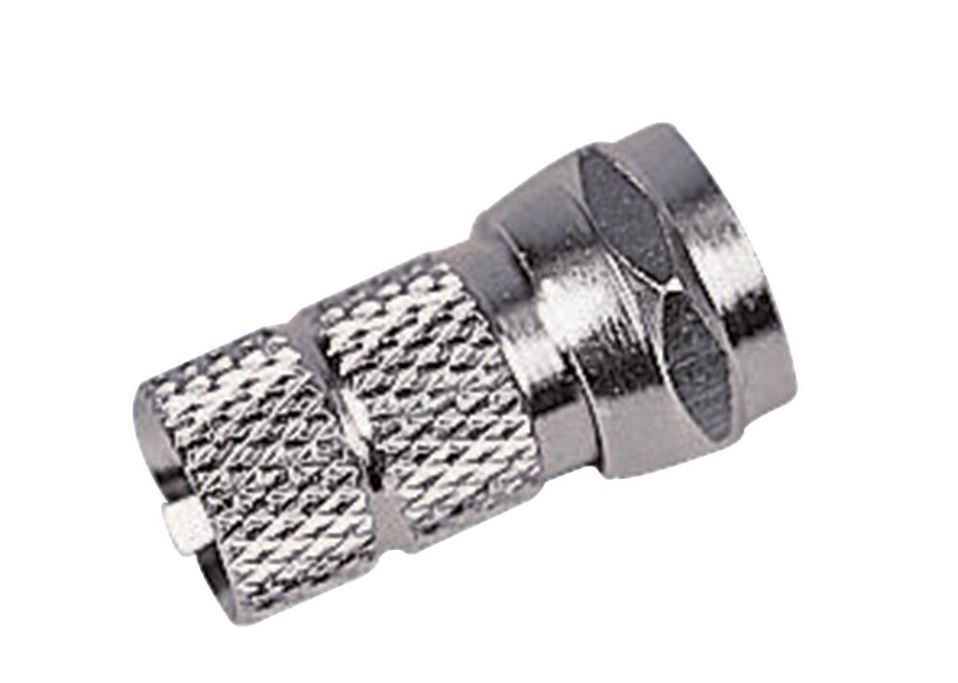 PRO SIGNAL 50 Ohm F-Type Twist-On Plug RG58 Cable - 10 Pack