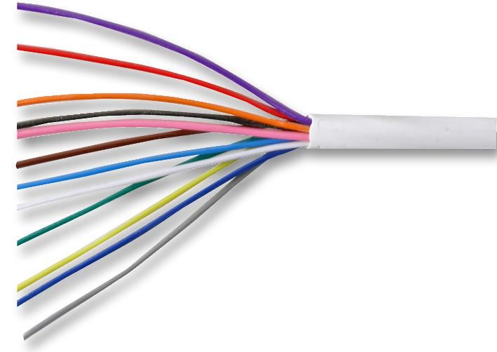 PRO POWER - Kabel Isyarat / Penggera 12 Teras Konduktor CCA Sarung PVC Putih 10