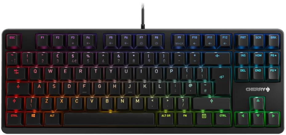 CHERRY G80-3000N TKL RGB Mechanical Keyboard with MX Red Switches