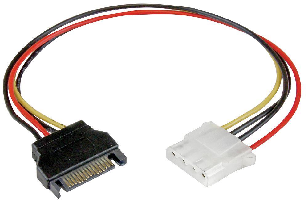 Startech SATA Male to 4-Pin Molex Female Power Cable Adapter, 30.5cm