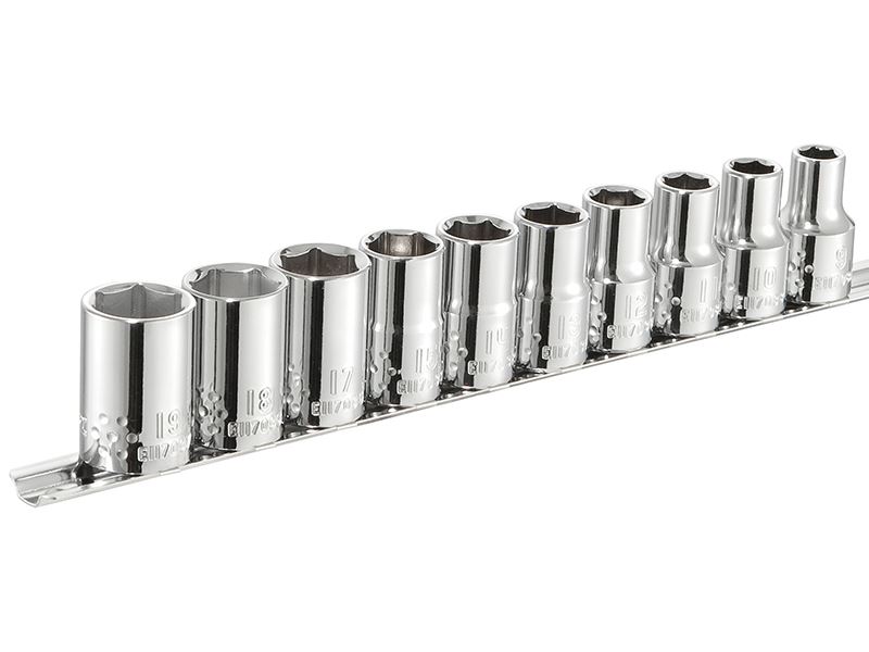 Expert - Jeu de douilles 1/2 pouce, 10 pièces, Acier chrome-vanadium