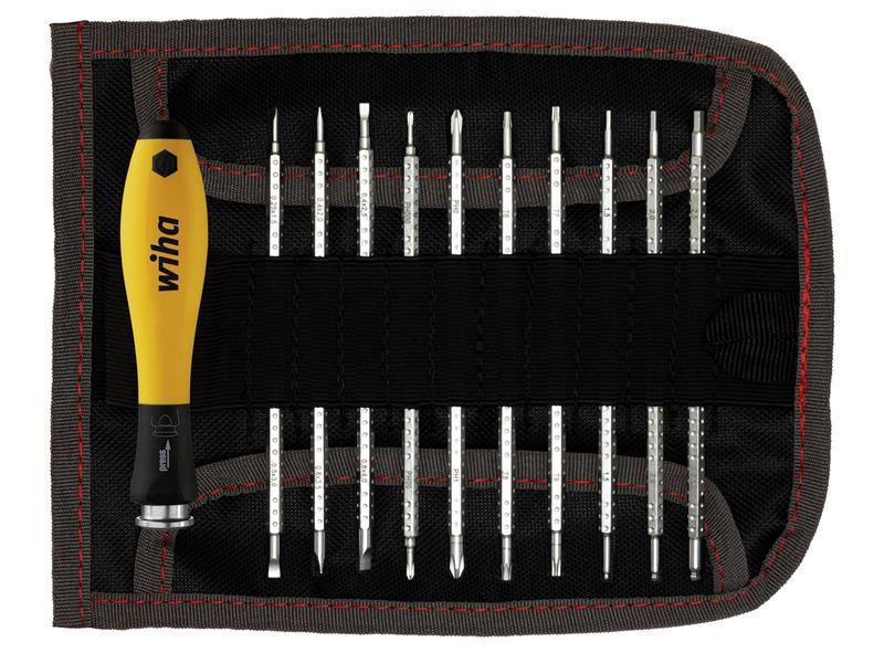 Wiha SYSTEM 4 SoftFinish® ESD Screwdriver Set, 12-Piece
