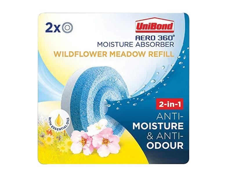 UniBond AERO 360° Moisture Absorber Wildflower Refills (Pack of 2)