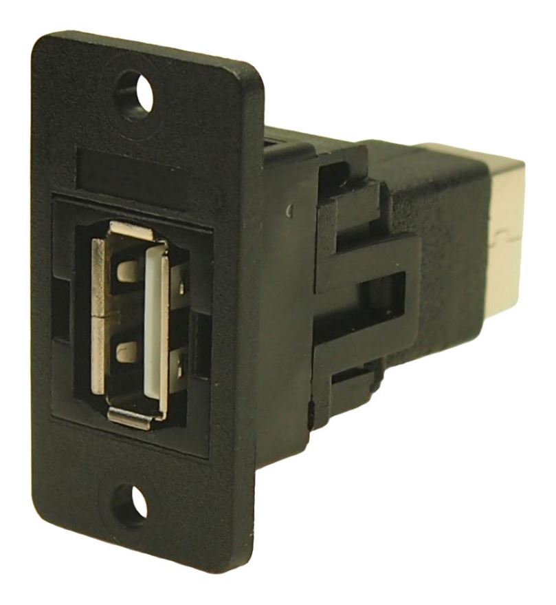 CLIFF Slim USB 2.0 Type A σε Type B Σύνδεσμος, Οπές 3.2mm