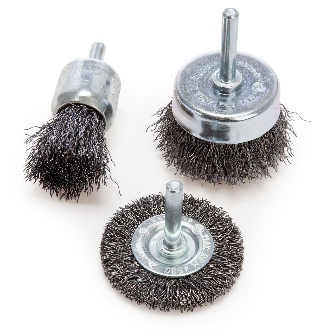 Makita - Set Berus Dawai untuk Gerudi (3 Keping)
