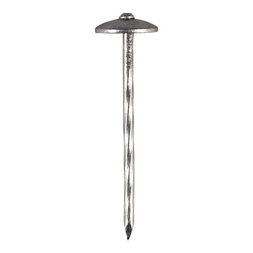 Timco Galvanised Spring Head Nails 65 x 3.35mm, 2.5kg (140 pcs/kg)