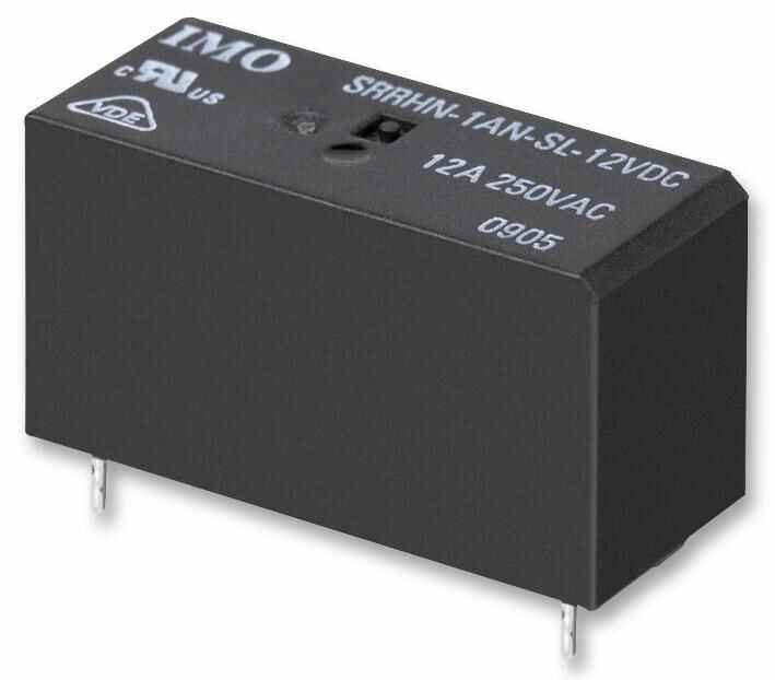 Relais miniature DPDT IMO Precision Controls 12V CC, 8A, IP67