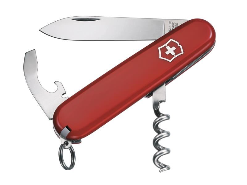 Victorinox Waiter Swiss Army Knife, Red, 84mm