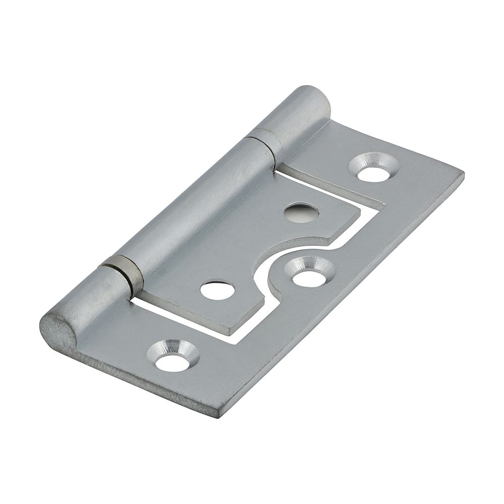 Timco Bisagras de Latón Macizo con Charnela de Ajuste, Cromo Satinado, 60x41mm,