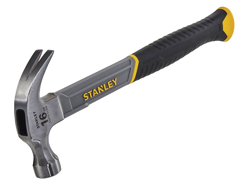 STANLEY® 휨 클로 해머, 파이버글래스 핸들, 450g (16oz)
