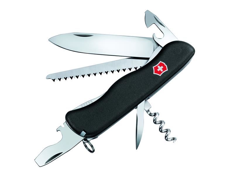 Victorinox Forester Swiss Army Knife, Black, 111mm