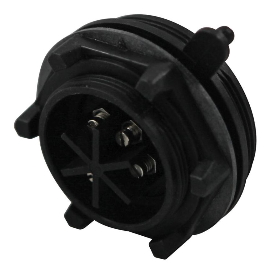 BULGIN LIMITED - Connecteur panneau étanche 6 voies, IP68, fixation à vis