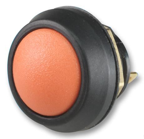 ITW 59 Series Κουμπί Πιέσεως, Παροδικό, SPNO, Πορτοκαλί, IP67