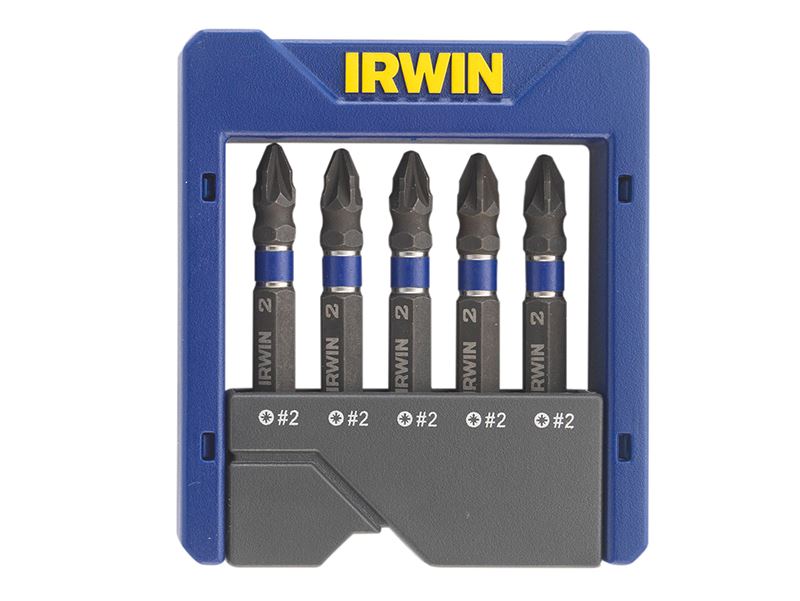 Ensemble de mèches Pozidriv IRWIN® pour visseuse à chocs, 5 pièces