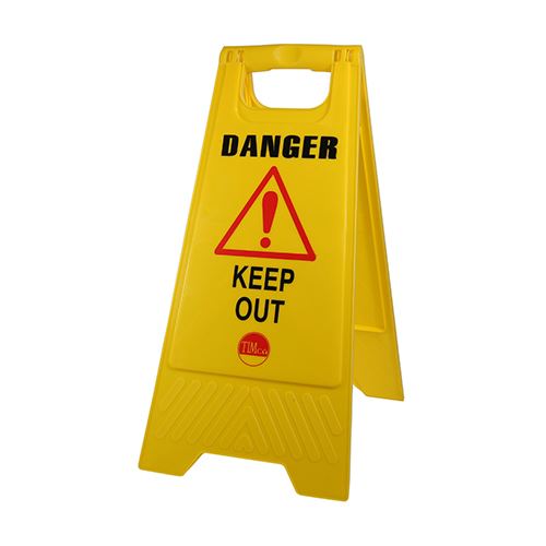 Timco A-Frame Veiligheidsbord - Gevaar Niet Betreden, 610 x 300mm