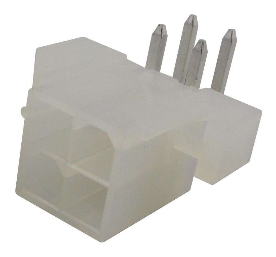 MOLEX Mini-Fit Κεφαλή 4-Pin με Ορθή Γωνία