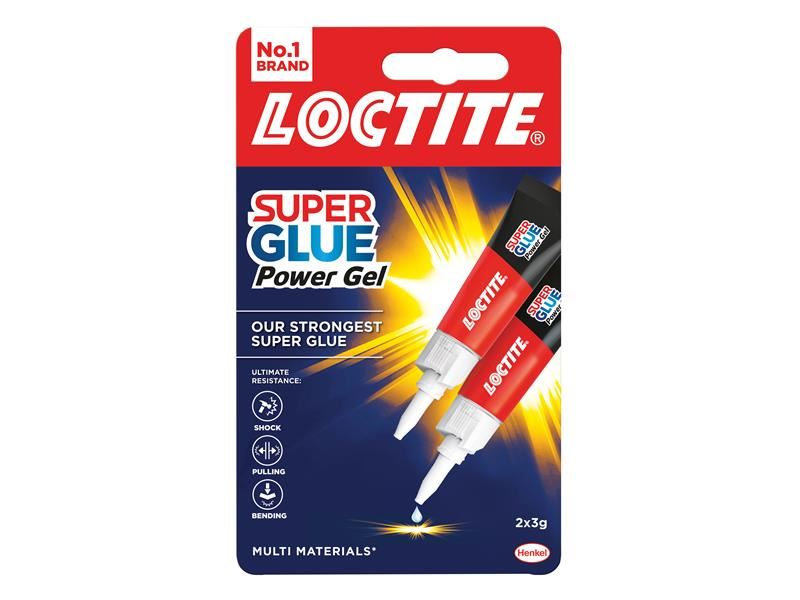 Loctite Super Glue Power Gel 3g Dubbelverpakking