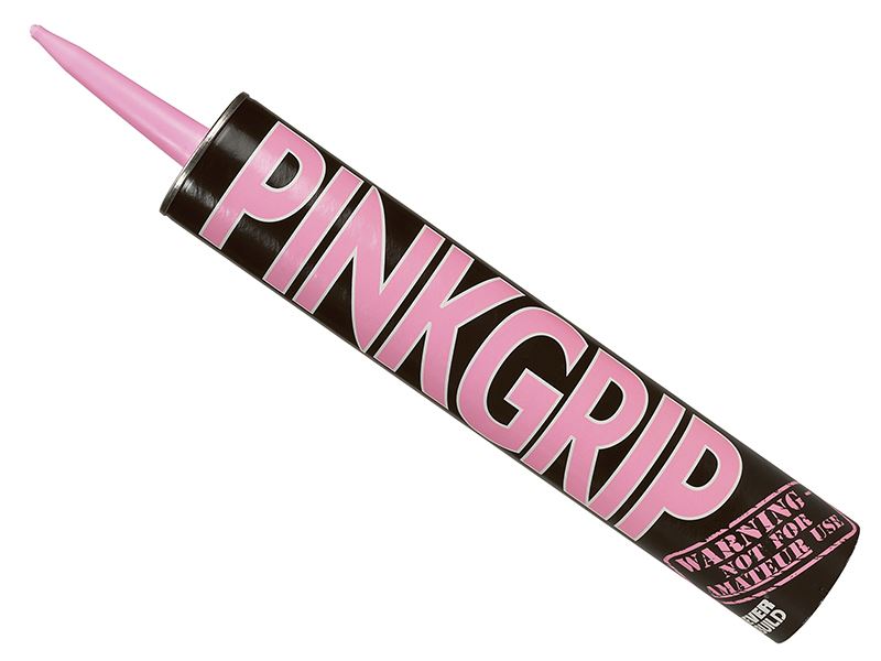 Everbuild Sika Pinkgrip Adhesive Cartridge, 350ml