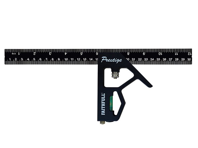 Faithfull Prestige Combination Square 300mm Aluminium