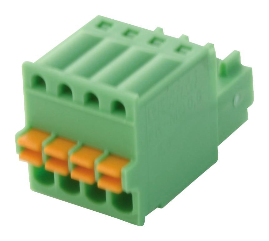 PHOENIX CONTACT Blocco a Morsetti Estraibile 4 Poli 2.5mm, 26-20AWG