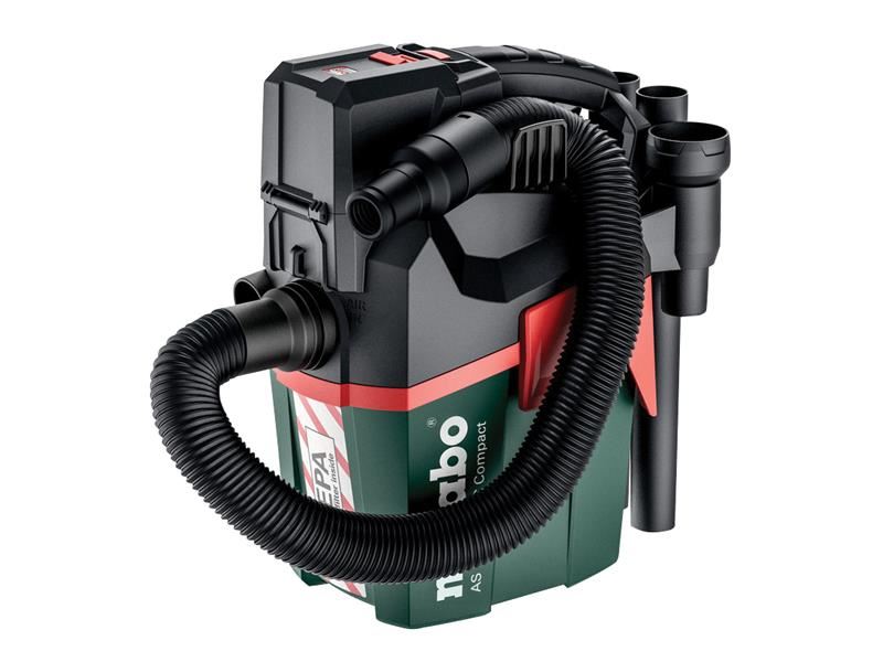 Metabo AS 18 HEPA Vacuum Cleaner 18V Bare Unit, 6L, 2100 L/min