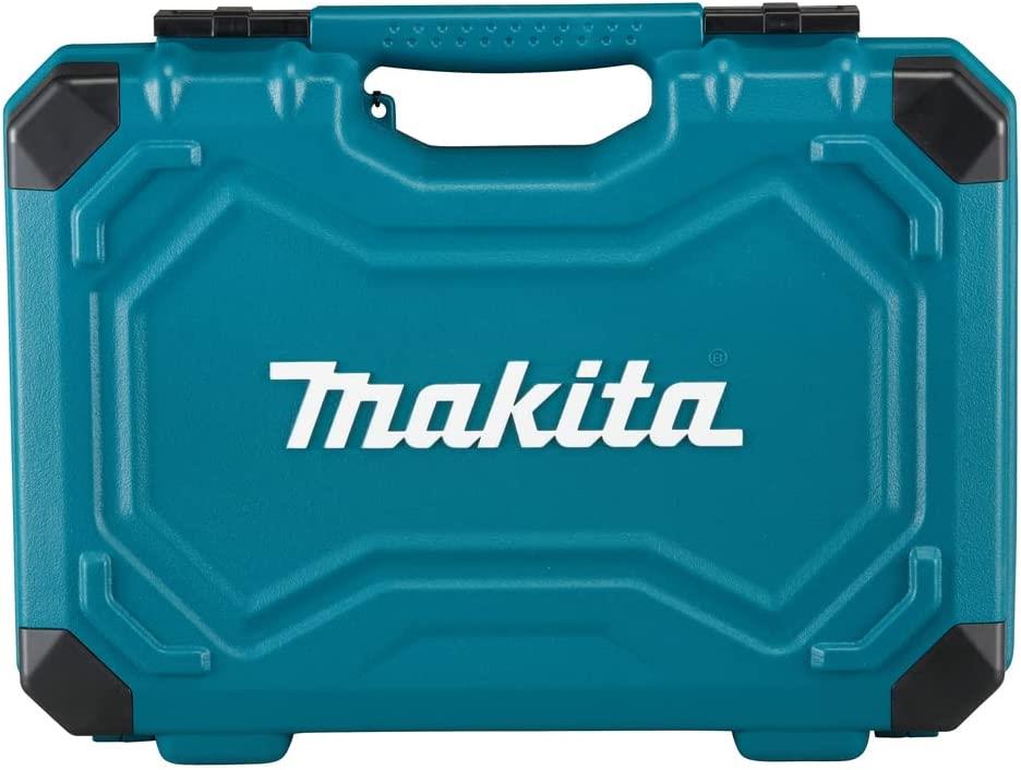 Makita 120-delig gereedschapsset in koffer, chroom vanadium staal