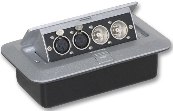 EAGLE AV 플로어 박스 (2x XLR & 2x BNC 소켓)