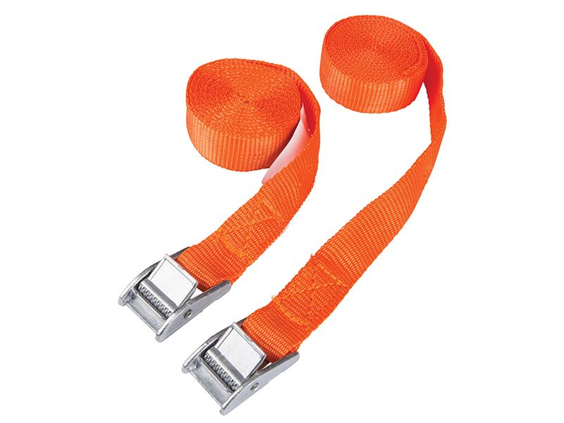 Blue Spot Tools Kit de 2 Correas de Amarre con Hebilla, 2,5m