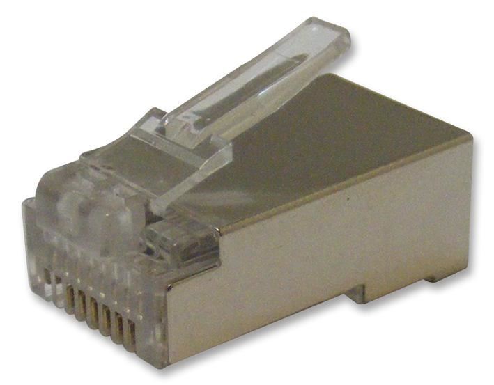 Multicomp Pro Plug RJ45, 8P8C, Scaghdaithe, Cruinn