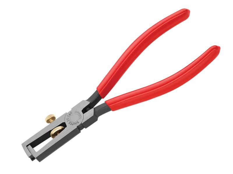 Knipex Kleště na odizolování konců kabelů s PVC úchopem, 160 mm