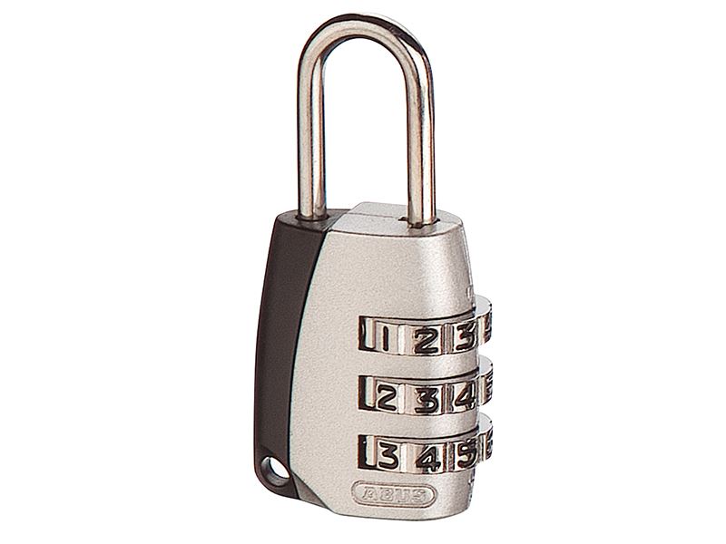 ABUS 155/20 3-Digit Combination Padlock, 20mm, Resettable