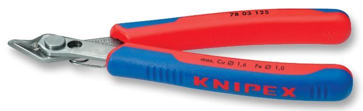 KNIPEX - Penyepit Elektronik Super 5 Inci (125mm) dengan Pegangan Pelbagai Komp