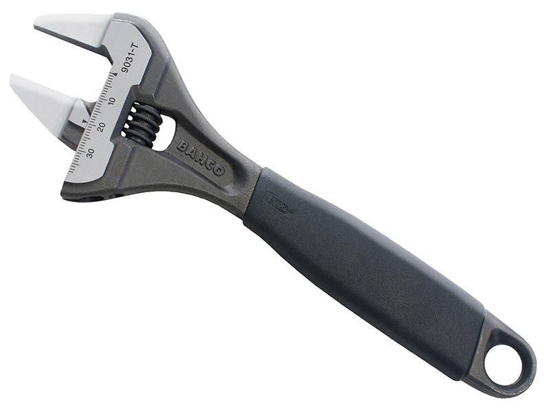 Bahco 9031T ERGO Slim Jaw Adjustable Wrench, 200mm (8in)