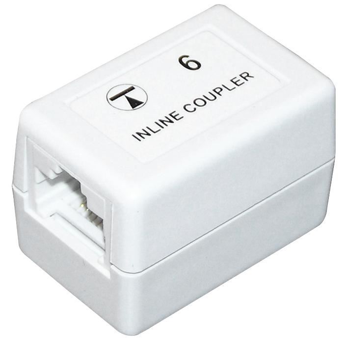 TUK Conector Inalámbrico RJ45 Cat6, Blanco