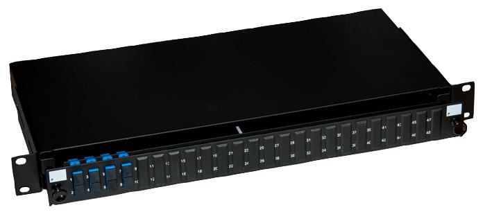 CONNECTIX CABLING SYSTEMS - 4 雙工 SC 單模滑動式光纖配線架