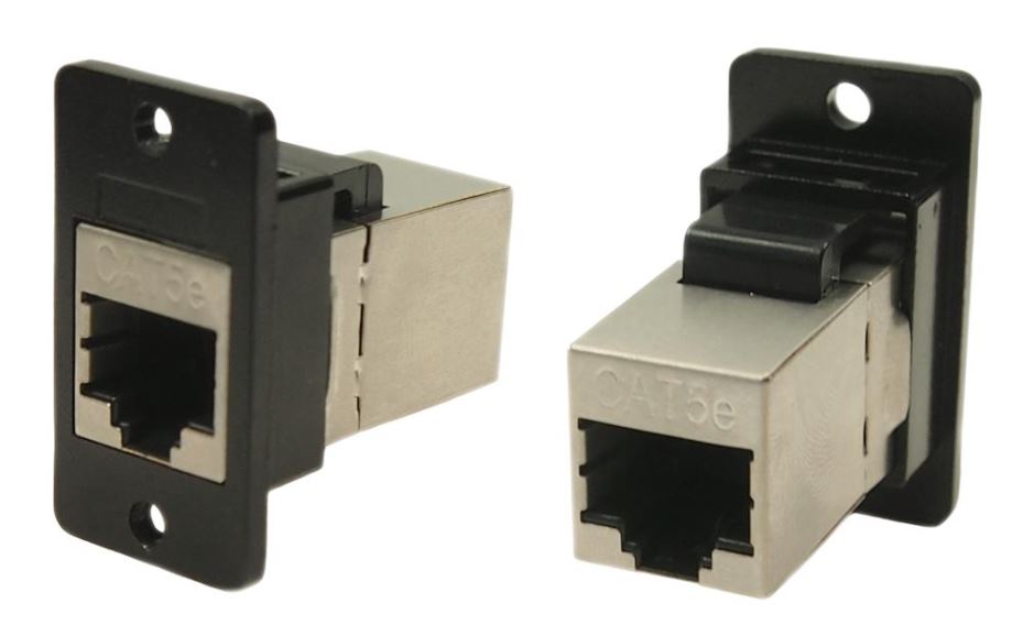 CLIFF Cat5e RJ45 Connecteur Socket à Socket Miniature Passant