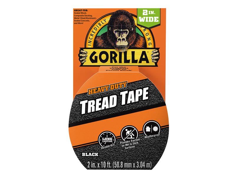 Gorilla Heavy-Duty Tread Tape, Nastro Antiscivolo 3m
