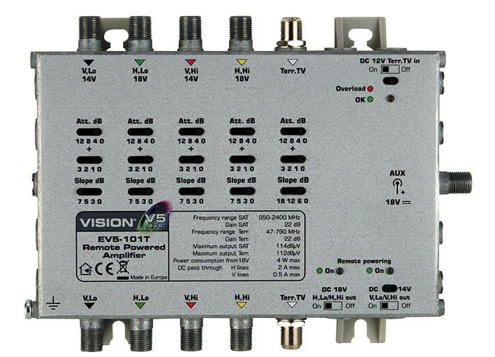 Amplificateur de ligne/alimentation à distance VISION EV5-101T