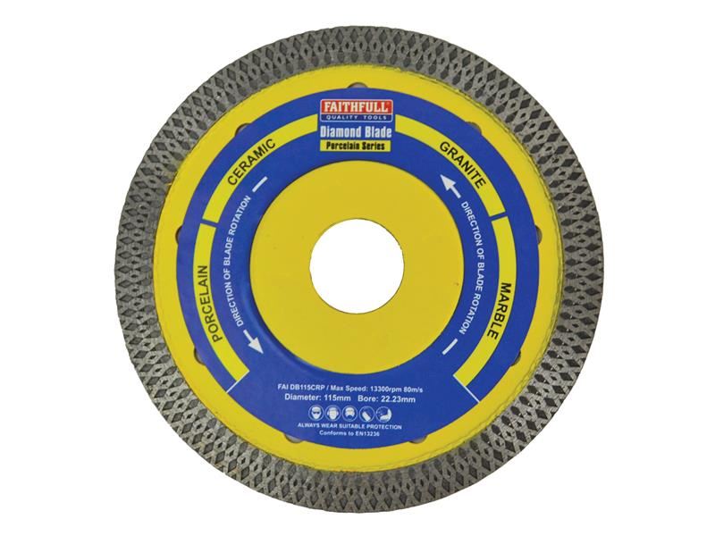 Faithfull Blade Diamaint Porcelain 115mm x 22.23mm