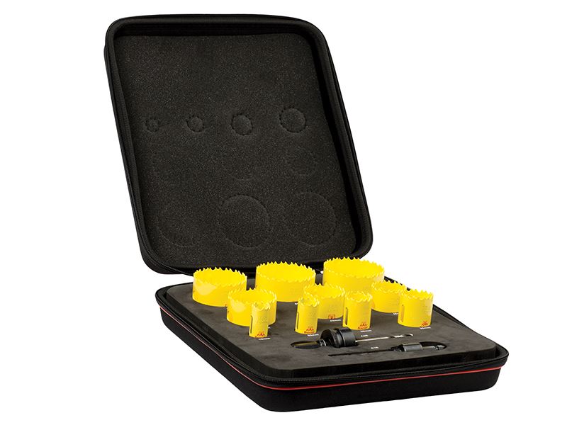 Starrett KDC10022 Tiefschnitt Bi-Metal Premium Installateur-Lochsägen-Set, 12-t