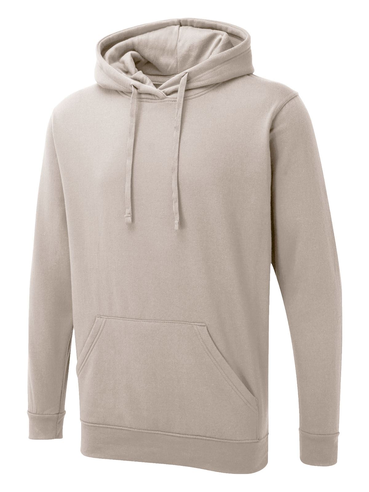 Uneek UX Hoodie - Reactive Dyed, Sand, Size L