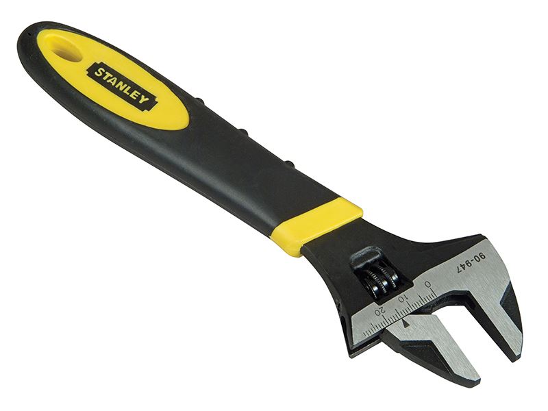 STANLEY MaxSteel Adjustable Wrench, 150mm (6in)