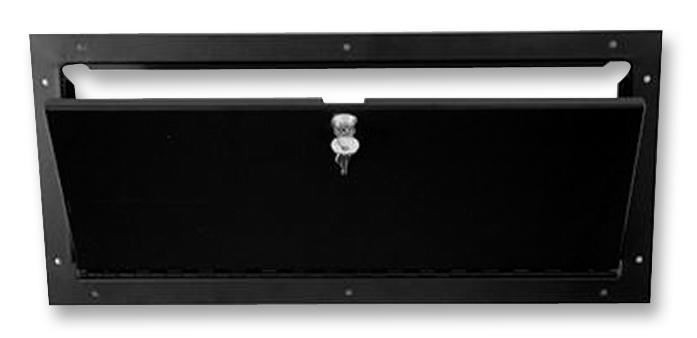 PENN ELCOM 19-inch Lockable Rack Door, Steel, 3U
