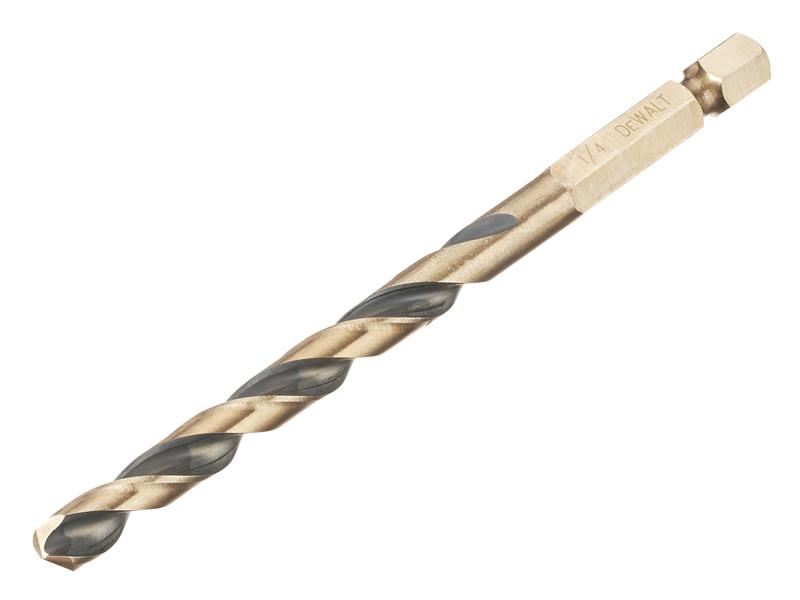 Dewalt BLACK&GOLD 六角柄HSS-G鑽嘴 7.0毫米