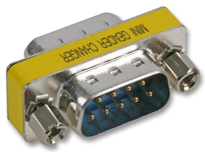 Pro Signal Conversor de Género D 9 Vias Macho para Macho de Perfil Baixo