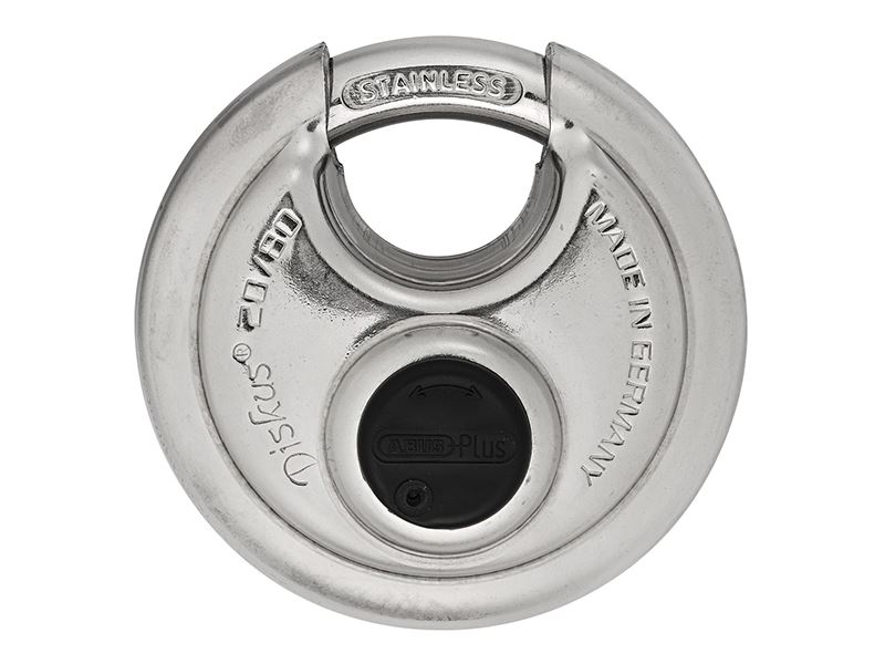ABUS Diskus® Plus Padlock, 20/80mm, Stainless Steel